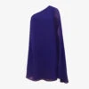 Reiss Fleur Woven One-shoulder Cape Dress