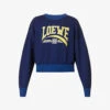 Loewe Logo-print Relaxed-fit Cotton Sweatshirt