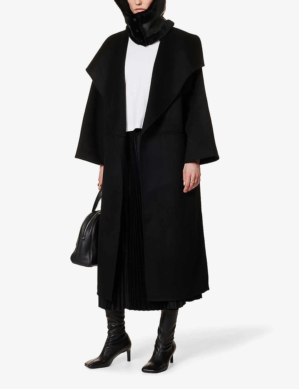 Toteme Signature Dropped-shoulder Wool And Cashmere-blend Coat 4 Toteme Signature Dropped-shoulder Wool And Cashmere-blend Coat - Image 2