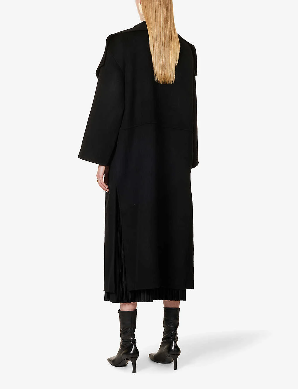 Toteme Signature Dropped-shoulder Wool And Cashmere-blend Coat 6 Toteme Signature Dropped-shoulder Wool And Cashmere-blend Coat - Image 4