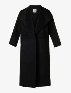 Toteme Signature Dropped-shoulder Wool And Cashmere-blend Coat
