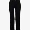 Paige Brigitte Straight-leg Mid-rise Stretch Cotton-blend Jeans