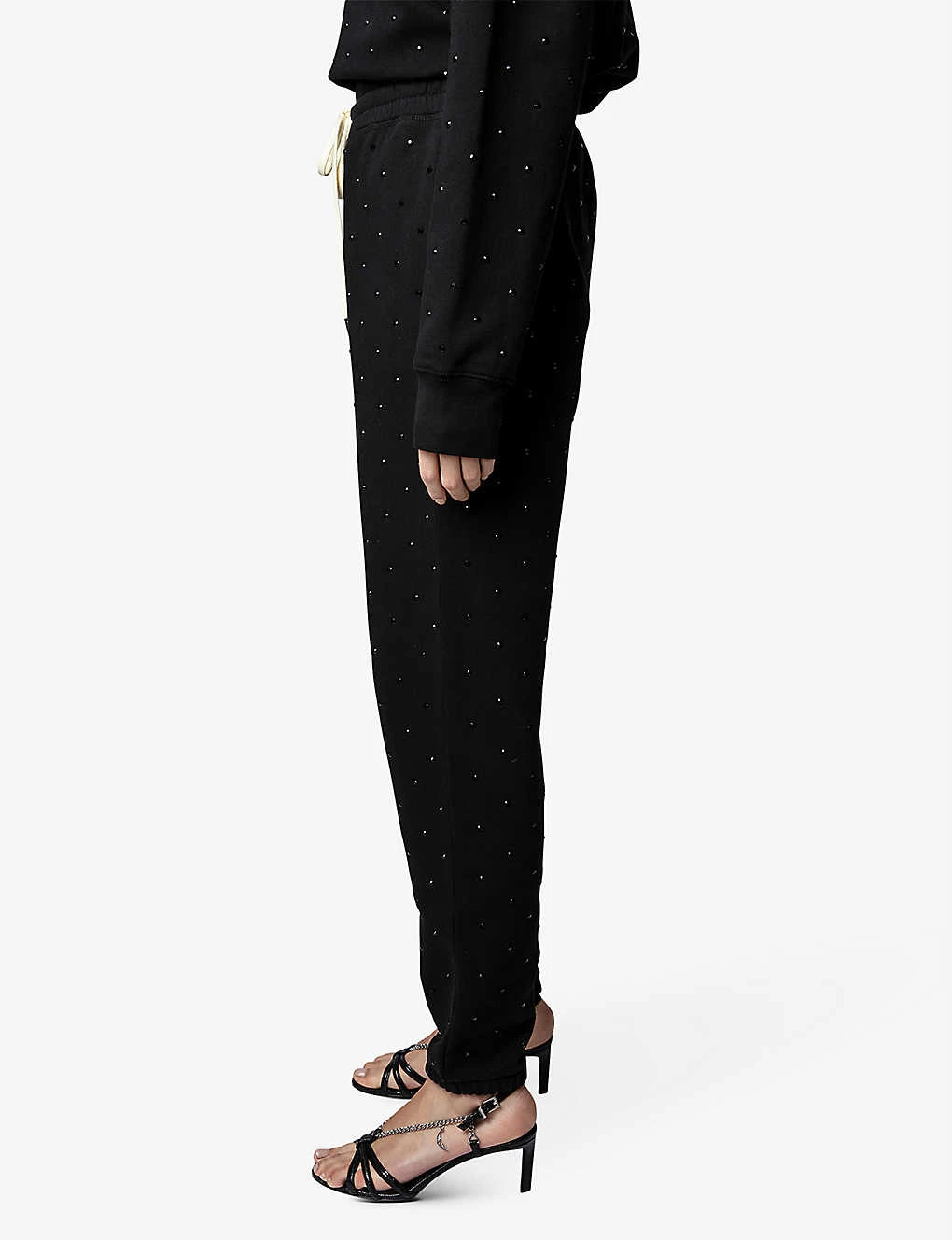 Zadig & Voltaire Roy Rhinestone-applique Cotton Jogging Bottoms 7 Zadig & Voltaire Roy Rhinestone-applique Cotton Jogging Bottoms - Image 5