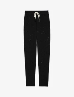 Zadig & Voltaire Roy Rhinestone-applique Cotton Jogging Bottoms