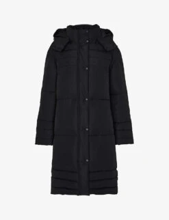 Whistles Becky Longline Recycled-polyester Puffer Coat