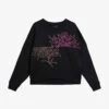 Ted Baker Flona Graphic-print Appliqué Cotton-blend Sweatshirt