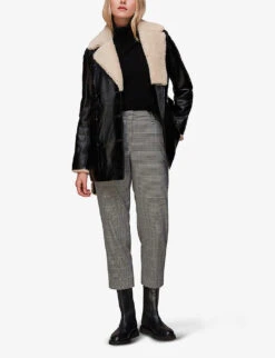 Whistles Lucie Slim-fit Mid-rise Cigarette Trousers -Whistlkes Style R04085623 MULTICOLOURED ALT01