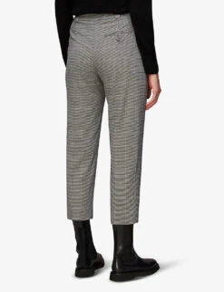 Whistles Lucie Slim-fit Mid-rise Cigarette Trousers -Whistlkes Style R04085623 MULTICOLOURED ALT03