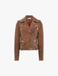 Reiss Santiago Suede Biker Jacket