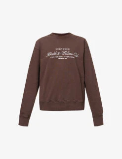 Health And Wellness Club Cotton-jersey Sweatshirt