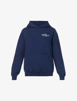 Health Club Logo-print Cotton-jersey Hoody