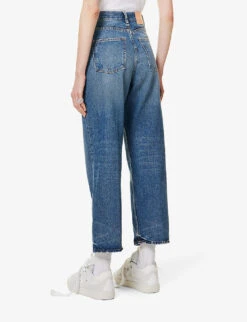 Acne Studios 1993 Straight-leg Mid-rise Jeans -Whistlkes Style R04090401 MIDBLUE ALT03
