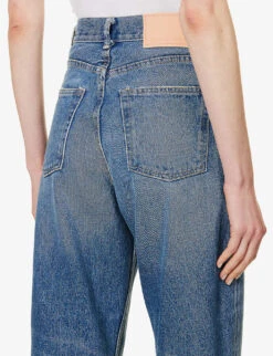 Acne Studios 1993 Straight-leg Mid-rise Jeans -Whistlkes Style R04090401 MIDBLUE ALT05