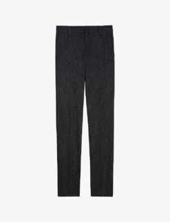 Zadig & Voltaire Prune Tapered Mid-rise Woven Trousers