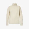 Joseph Roll-neck Relaxed-fit Wool And Cashmere-blend Knitted Jumper -Whistlkes Style R04095159 PUTTYMELANGE M