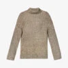 Joseph Metallic Relaxed-fit Knitted Jumper