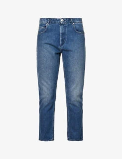 Isabel Marant Etoile Nea Mid-rise Tapered-leg Jeans