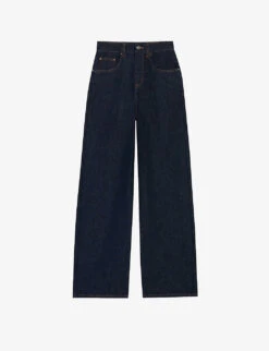 CLAUDIE PIERLOT Platon Wide-leg Mid-rise Jeans