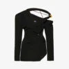 Jacquemus La Veste Baska Asymmetric-neckline Wool Blazer