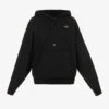 Accolade Kangaroo-pocket Cotton-blend Hoody -Whistlkes Style R04111671 BLACK M