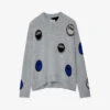 Zadig & Voltaire Markus Happy Face-motif Cashmere Jumper