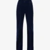 ME AND EM Straight-leg Corduroy Stretch-cotton Trousers -Whistlkes Style R04117200 DEEPBLUE M