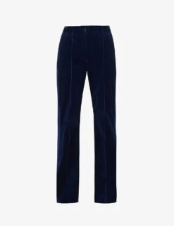 ME AND EM Straight-leg Corduroy Stretch-cotton Trousers