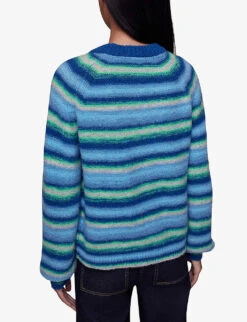 Whistles Variated Striped Knitted Jumper -Whistlkes Style R04118028 MULTICOLOURED ALT03