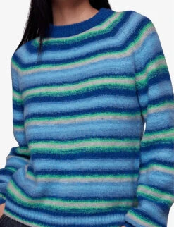 Whistles Variated Striped Knitted Jumper -Whistlkes Style R04118028 MULTICOLOURED ALT04