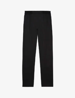 THE KOOPLES Tapered-leg High-rise Satin Jogging Bottoms