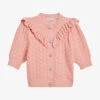Ted Baker Haniha Frilled Stretch-knit Cardigan