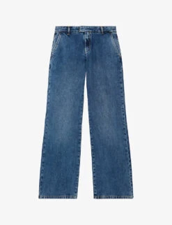 THE KOOPLES Low-rise Wide-leg Denim Jeans
