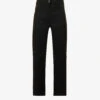 Lemaire Wide-leg Mid-rise Denim Trousers -Whistlkes Style R04132302 BLACK M