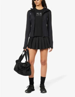 P.E NATION Agility Test High-neck Stretch-recycled Polyester Jacket -Whistlkes Style R04137937 BLACK ALT01