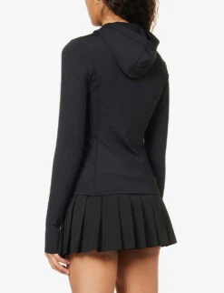 P.E NATION Agility Test High-neck Stretch-recycled Polyester Jacket -Whistlkes Style R04137937 BLACK ALT03