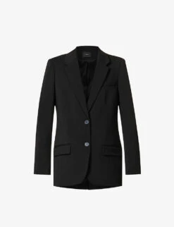 Joseph Jackie Single-breasted Stretch-wool Blazer