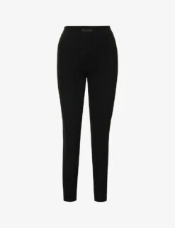 ESSENTIALS Sport Straight-leg High-rise Knitted Leggings