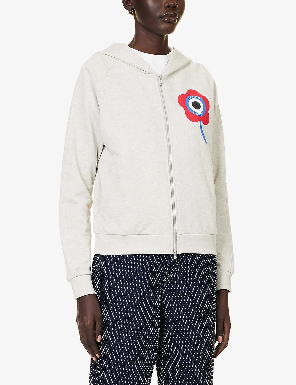 Kenzo Target Branded-print Cotton Hoody 5 Kenzo Target Branded-print Cotton Hoody - Image 3