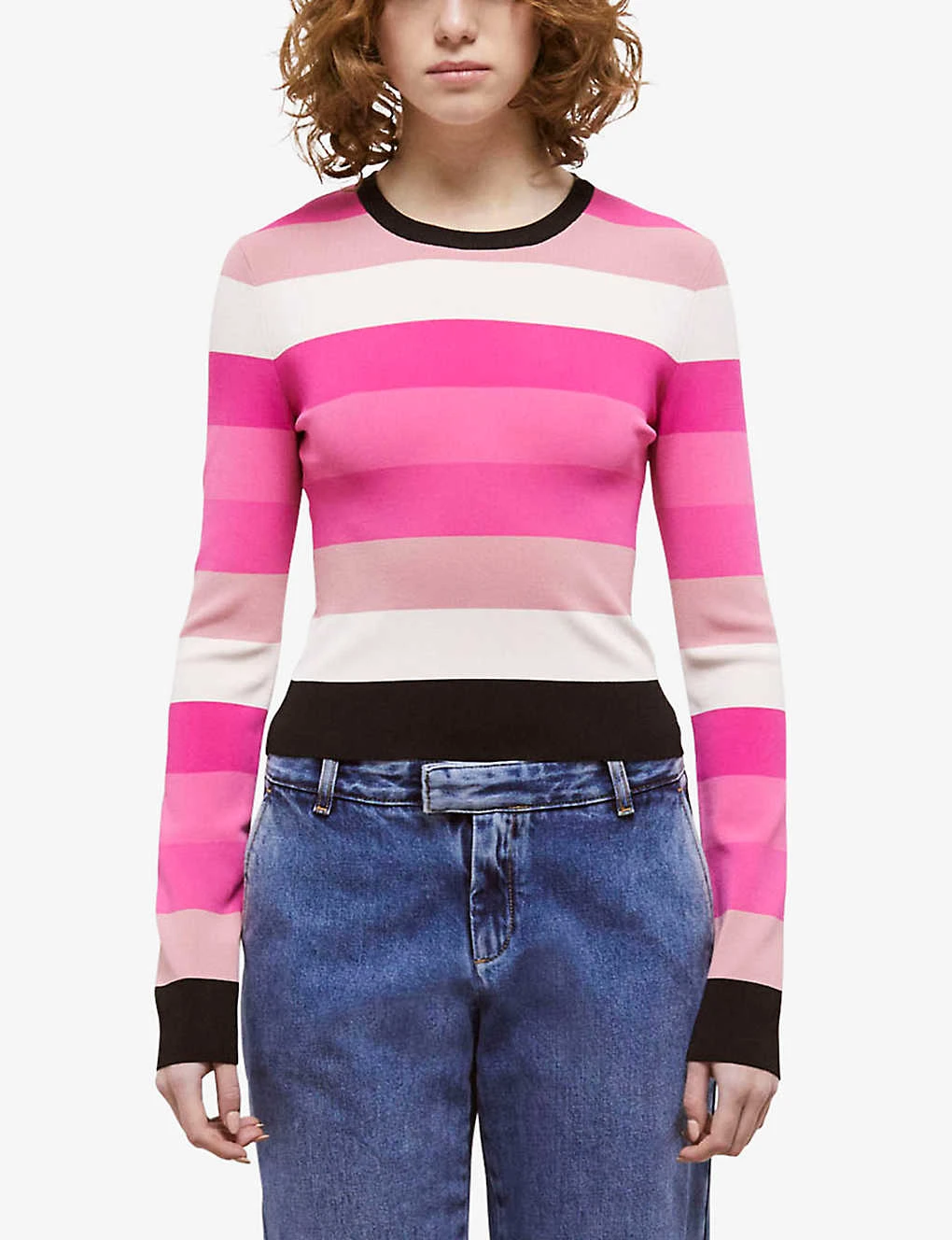 THE KOOPLES Striped Slim-fit Stretch-knit Jumper 5 THE KOOPLES Striped Slim-fit Stretch-knit Jumper - Image 3