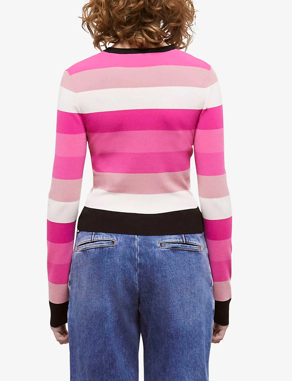 THE KOOPLES Striped Slim-fit Stretch-knit Jumper 6 THE KOOPLES Striped Slim-fit Stretch-knit Jumper - Image 4