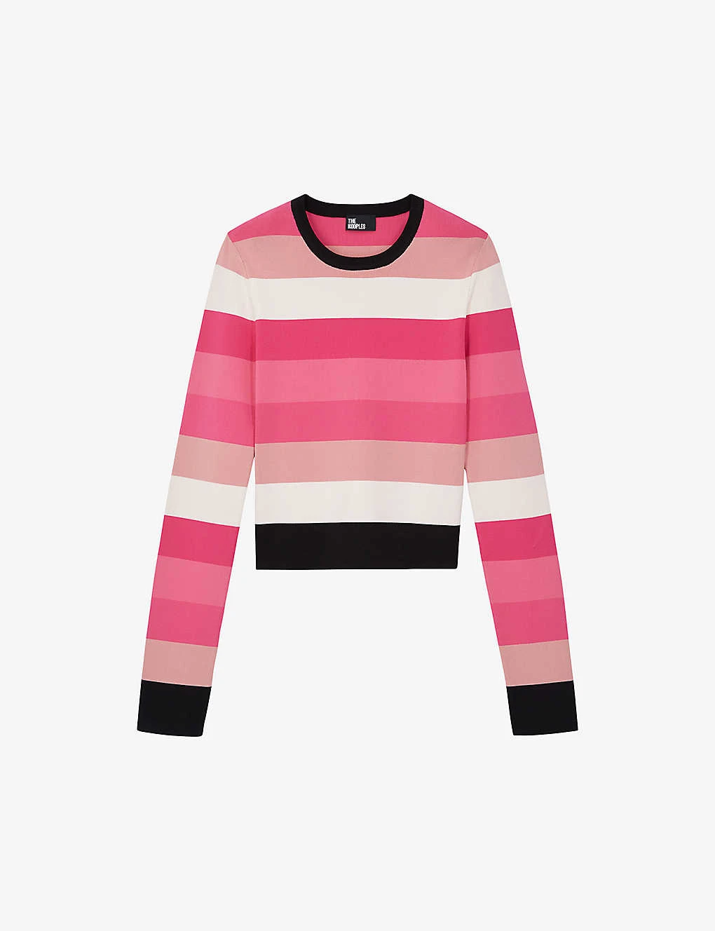 THE KOOPLES Striped Slim-fit Stretch-knit Jumper 3 THE KOOPLES Striped Slim-fit Stretch-knit Jumper
