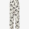 ANINE BING Owen Floral-print Wide-leg Mid-rise Woven Trousers