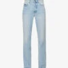 ANINE BING Olsen Straight-leg High-rise Organic-denim Jeans