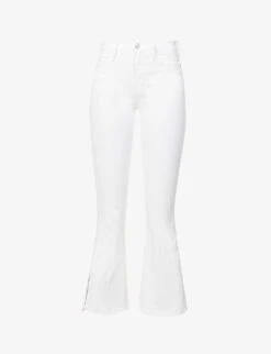FRAME Le Crop Mini Flare Flared-leg Mid-rise Jeans