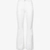 FRAME Le Easy Flare Raw-hem Flared High-rise Stretch-denim Jeans -Whistlkes Style R04146389 BLANC M
