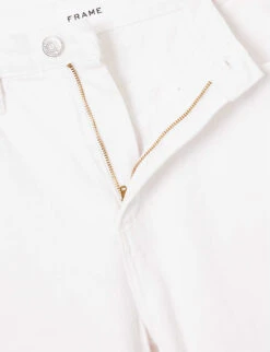 FRAME Le High ‘N’ Tight Wide-leg High-rise Jeans -Whistlkes Style R04146397 RUMPLEDBLANC ALT06