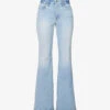 GOOD AMERICAN Good Legs Flared Mid-rise Stretch-denim Jeans