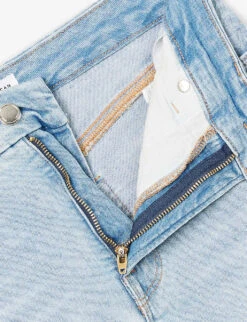 GOOD AMERICAN Good Legs Cropped Mid-rise Stretch-denim Jeans -Whistlkes Style R04147918 INDIGO403 ALT06