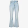GOOD AMERICAN Good Legs Cropped Mid-rise Stretch-denim Jeans