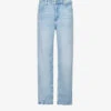 GOOD AMERICAN Good ‘90s Weightless Straight-leg Mid-rise Lyocell-blend Jeans